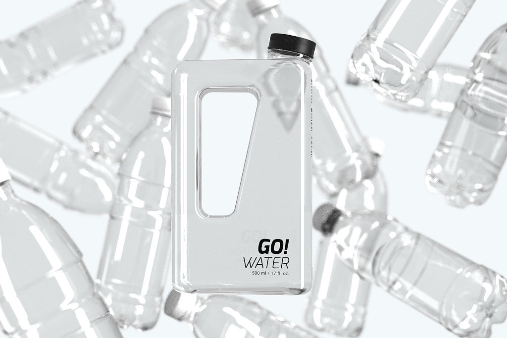 Advanced design，Water bottle，packing design，