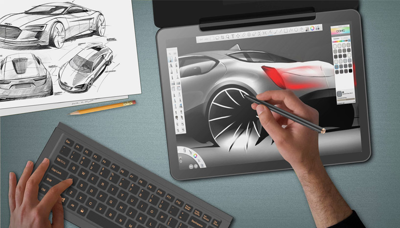 black，wacom ，notebook，computer，andrea mangone，