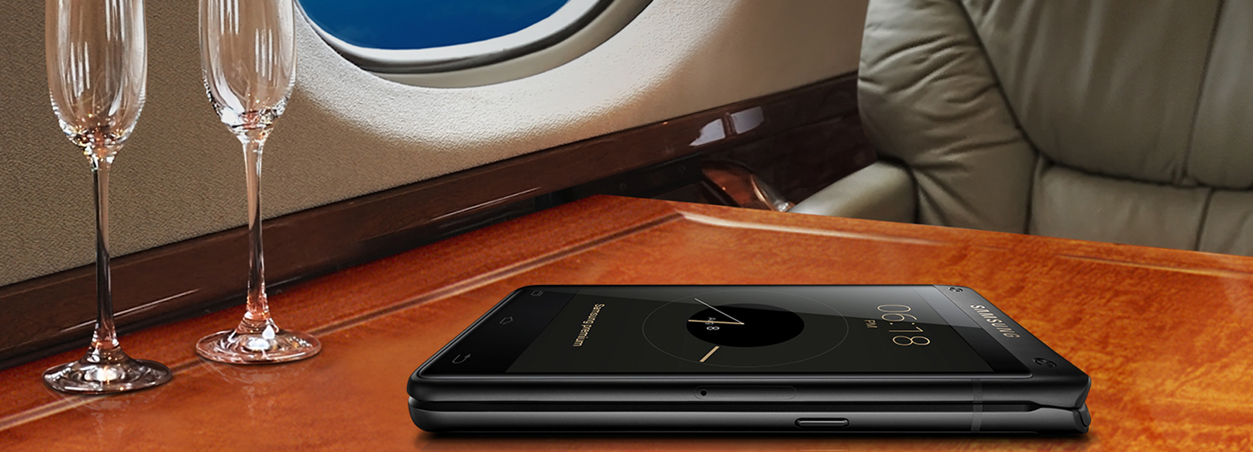 black，beautiful，Double screen，with double cassette，Flip，Samsung，