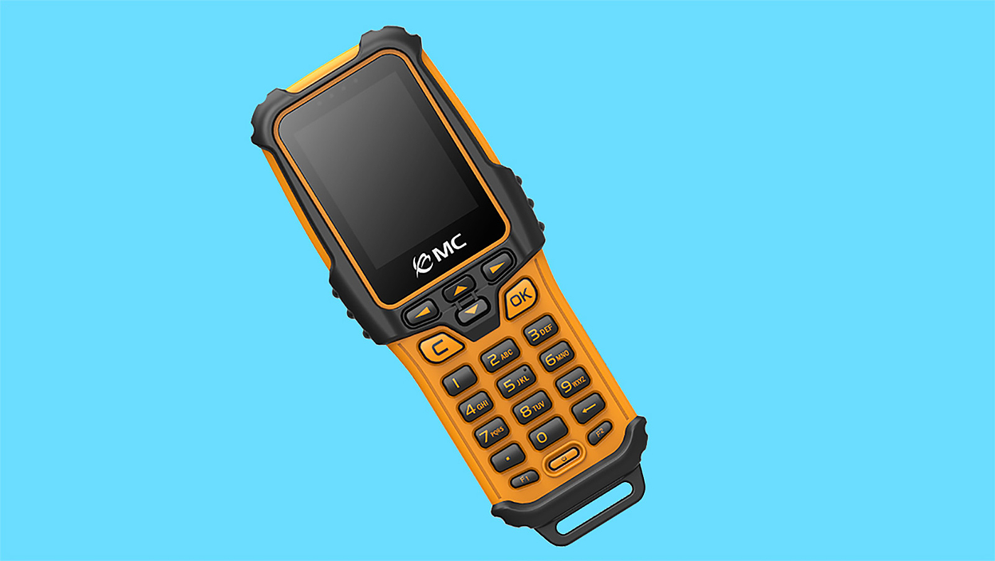 Design of bar code handset，Structural design，product design，