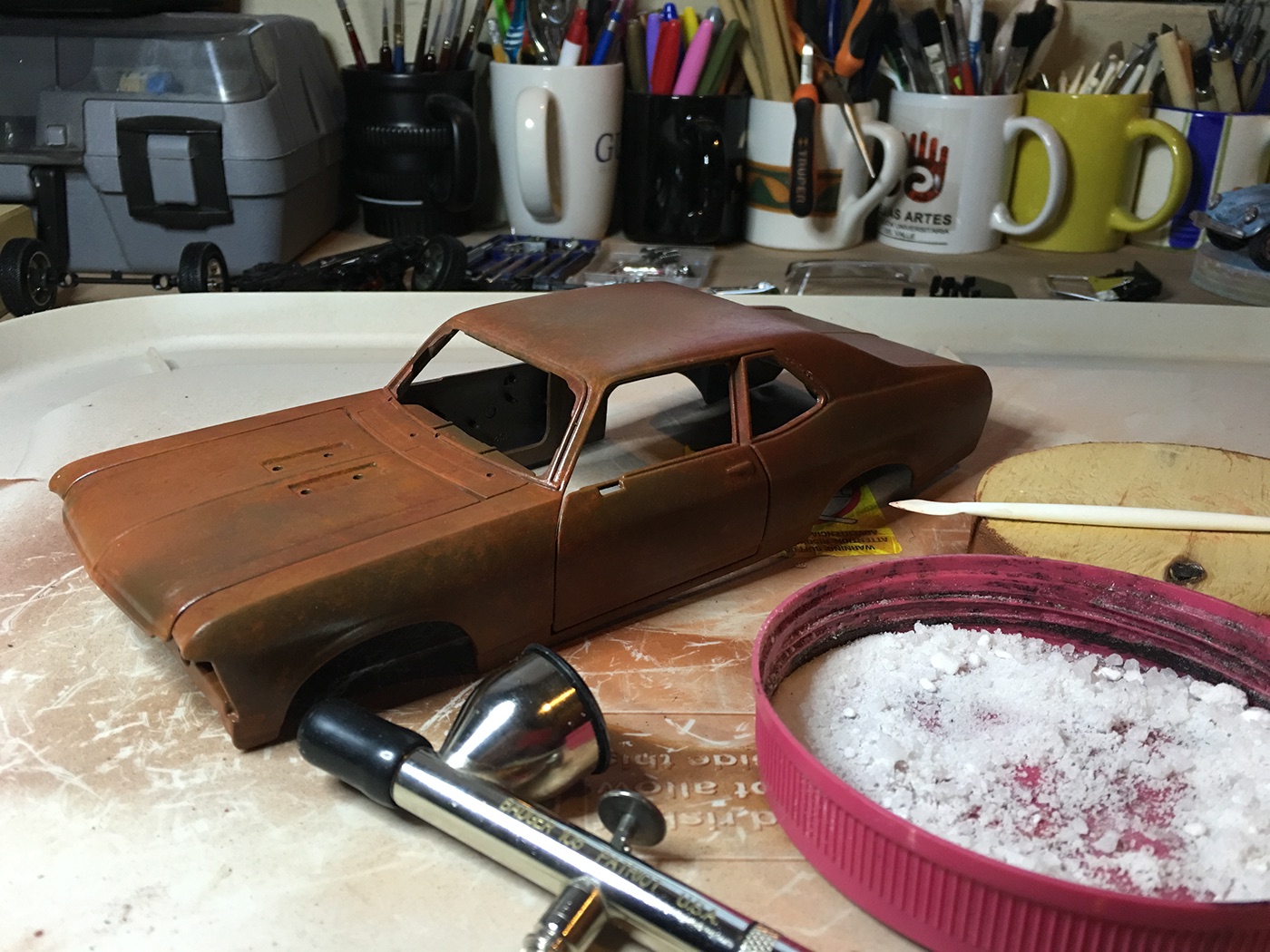 Light Painting ，vehicle，originality，Chevy Nova，