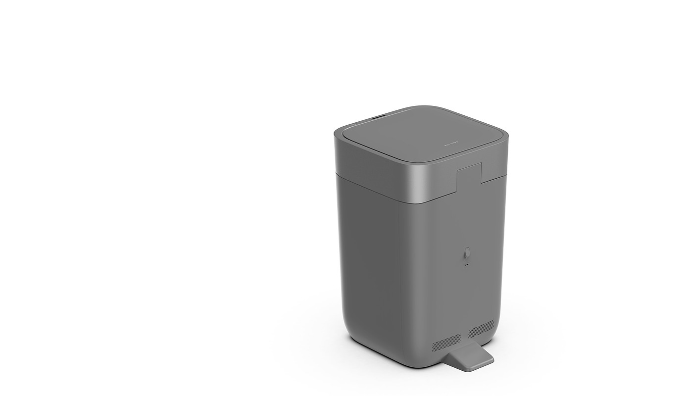 2020 CGD contemporary good design award，Automatic trash can，Seeking technology，