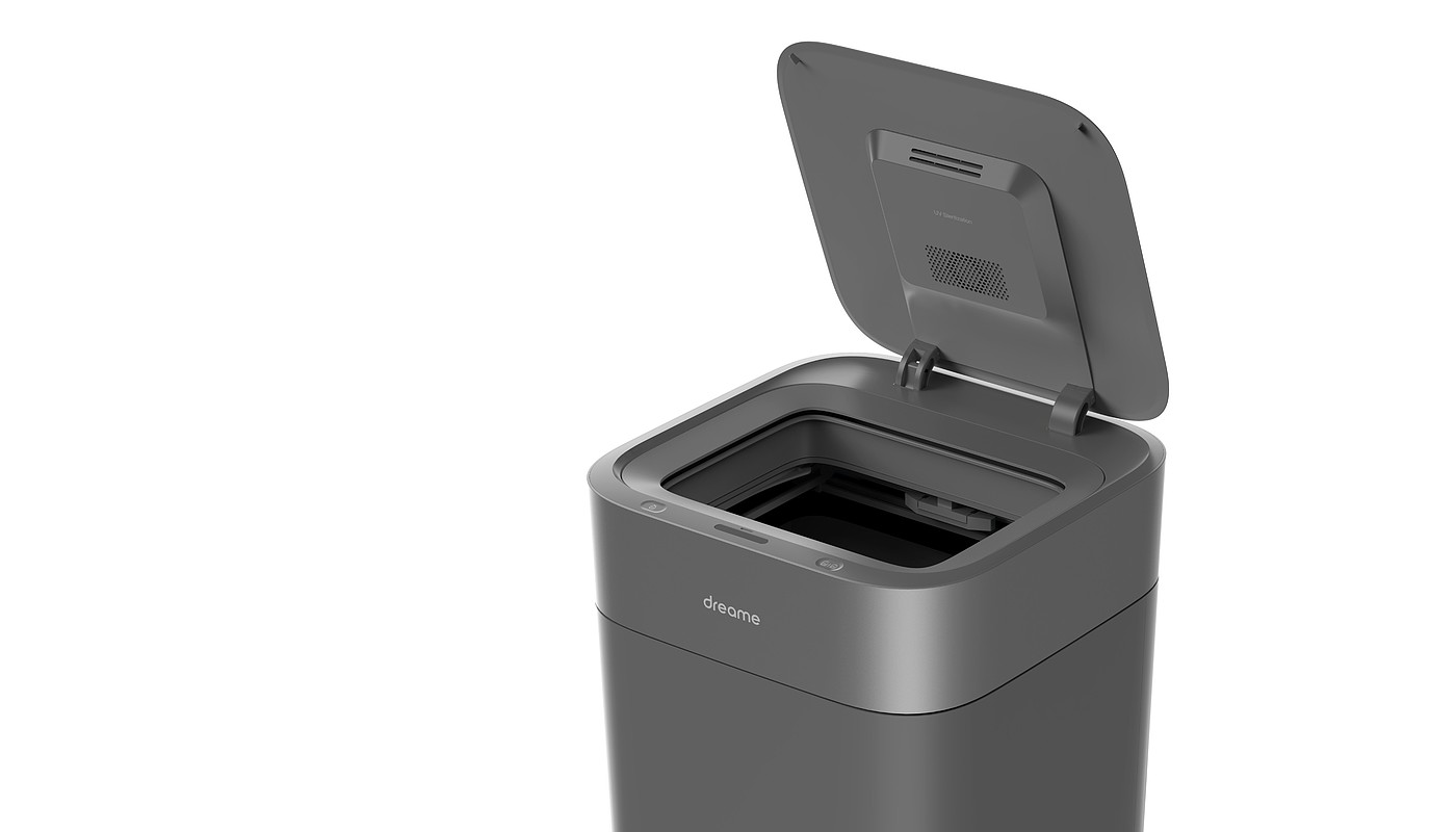 2020 CGD contemporary good design award，Automatic trash can，Seeking technology，