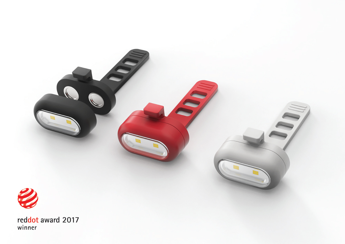 2017 red dot，Please come in，Bicycle lamp，Portable，colour，