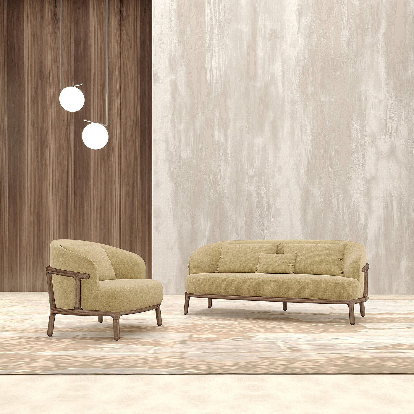 sofa，Armchair，wooden ，