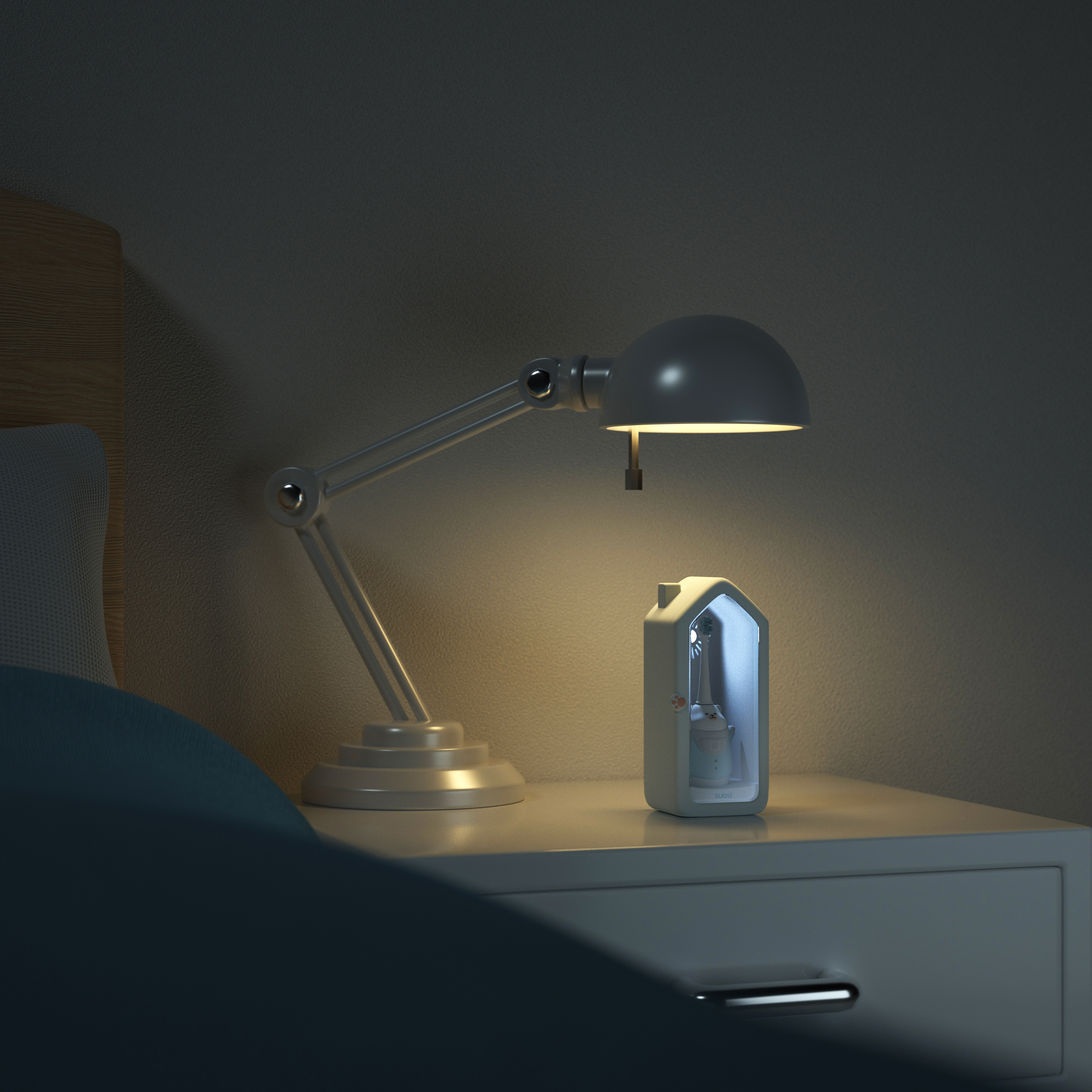 Children's electric toothbrush，Electric toothbrush，Thought design，