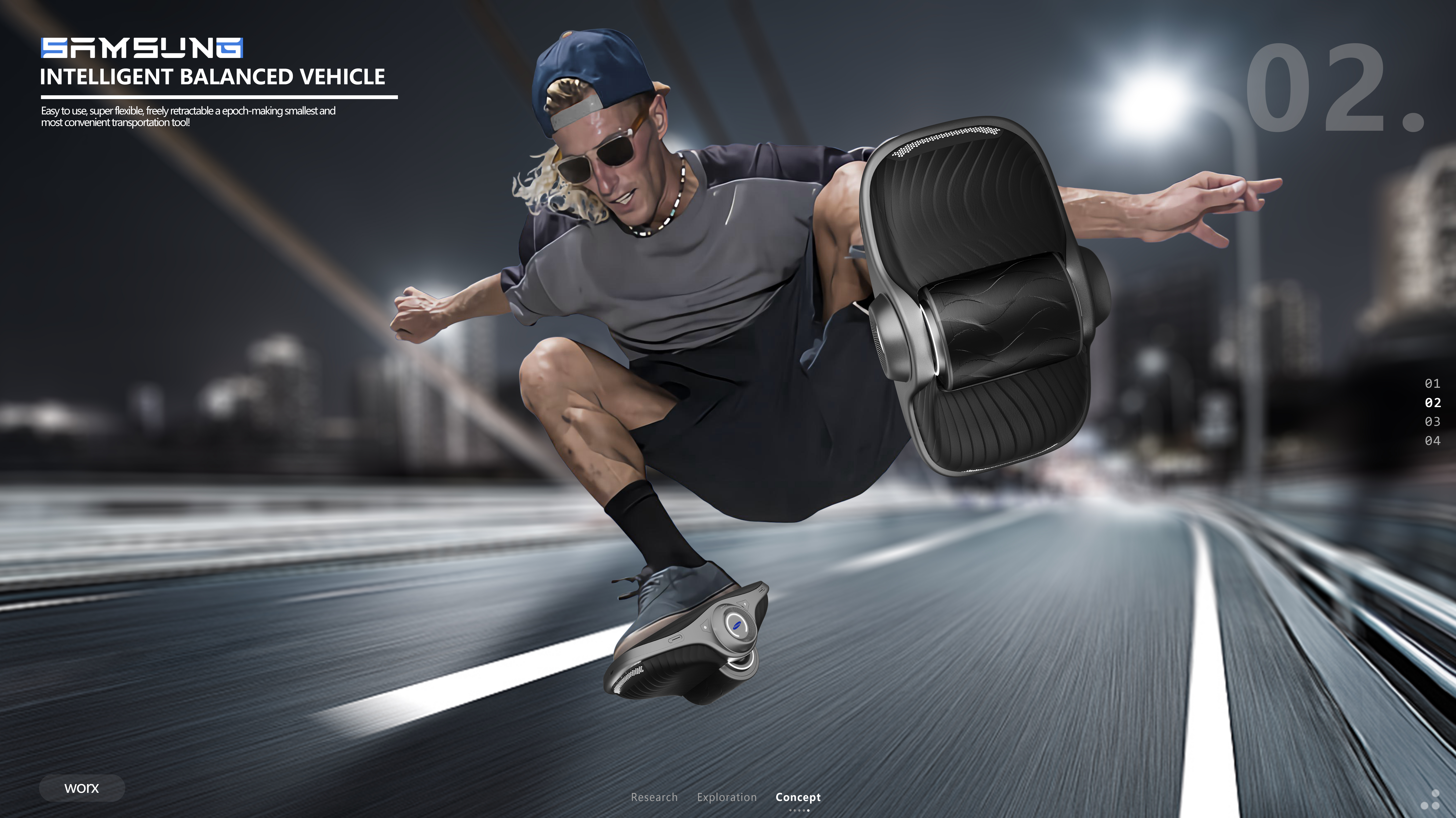 Intelligent balance vehicle，Suspension shoes，