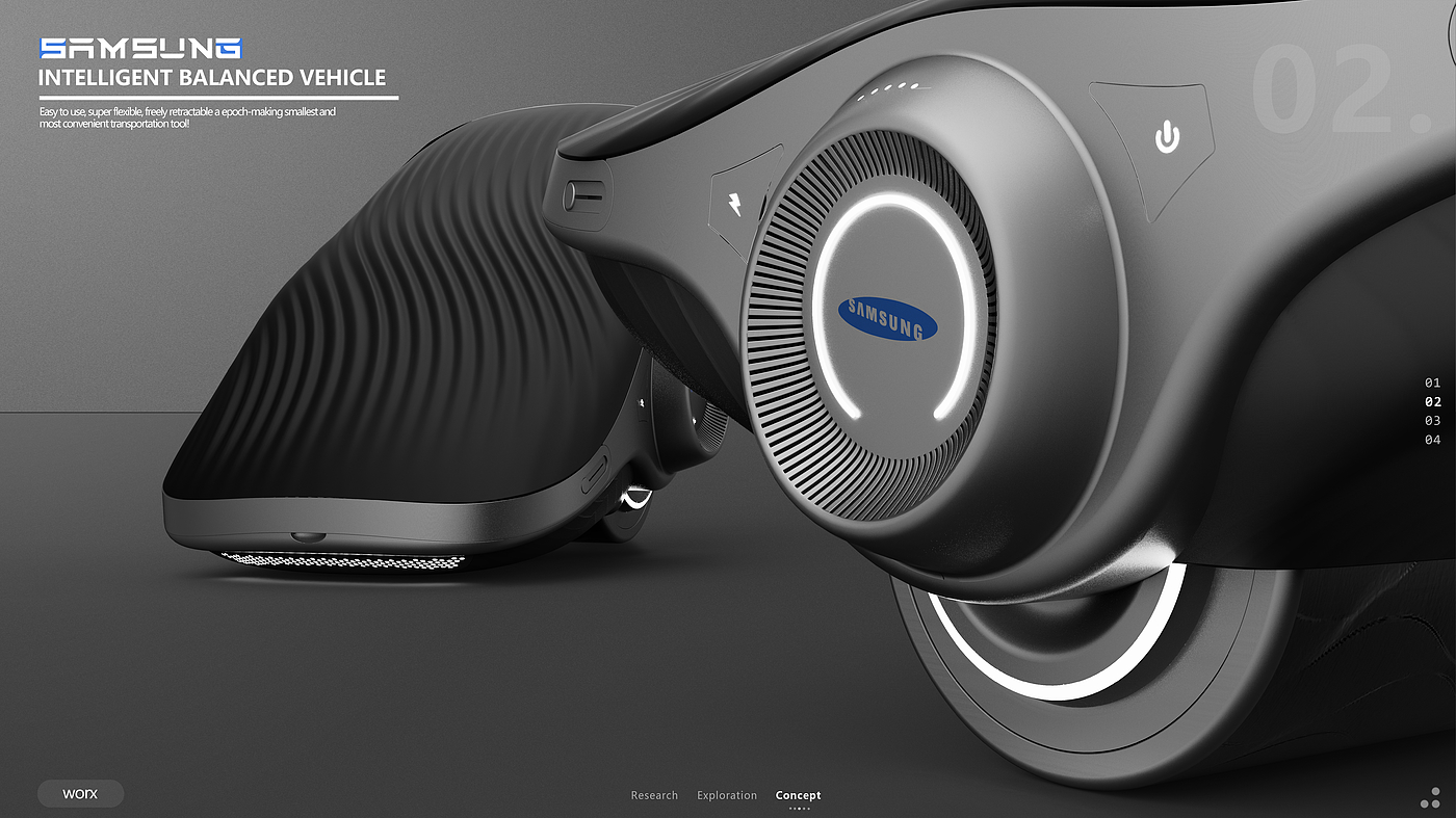 Intelligent balance vehicle，Suspension shoes，