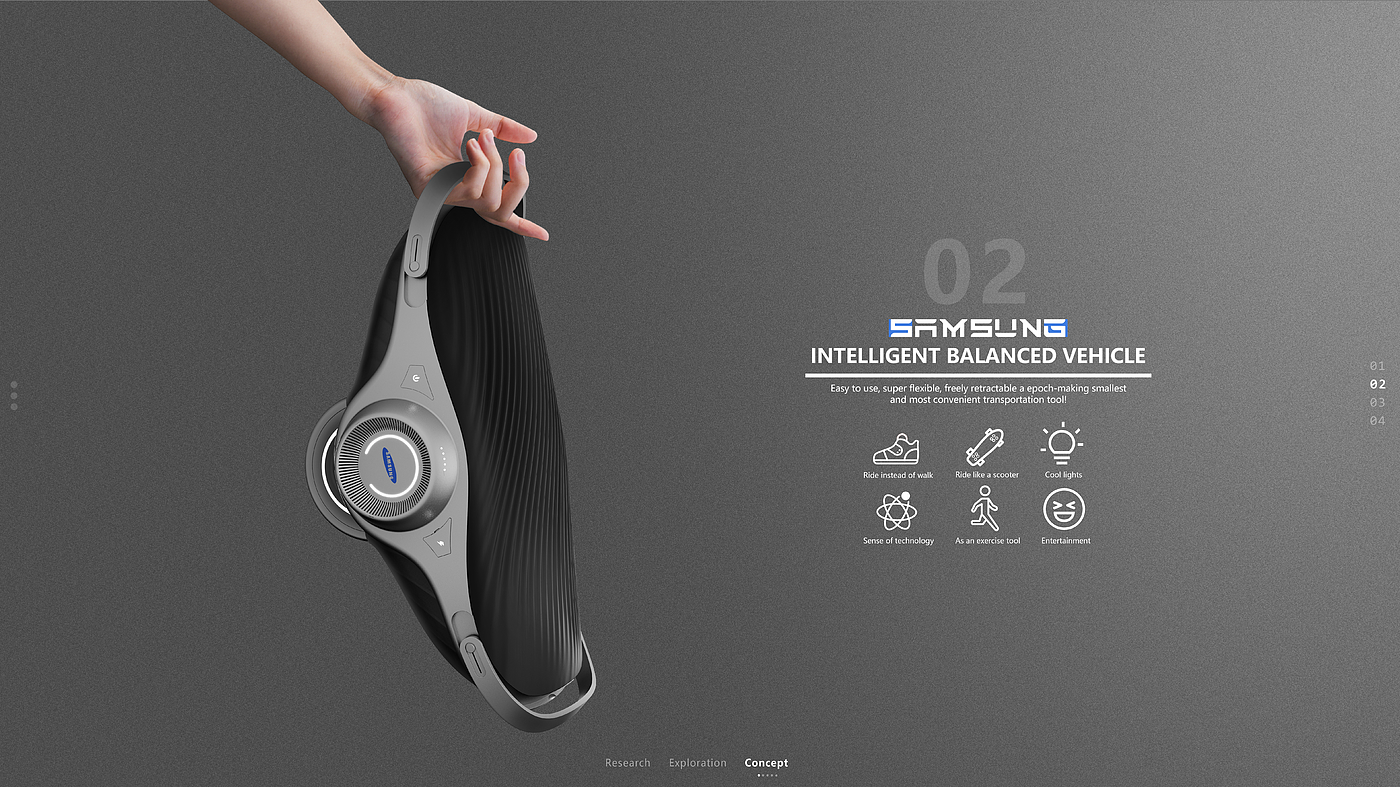 Intelligent balance vehicle，Suspension shoes，
