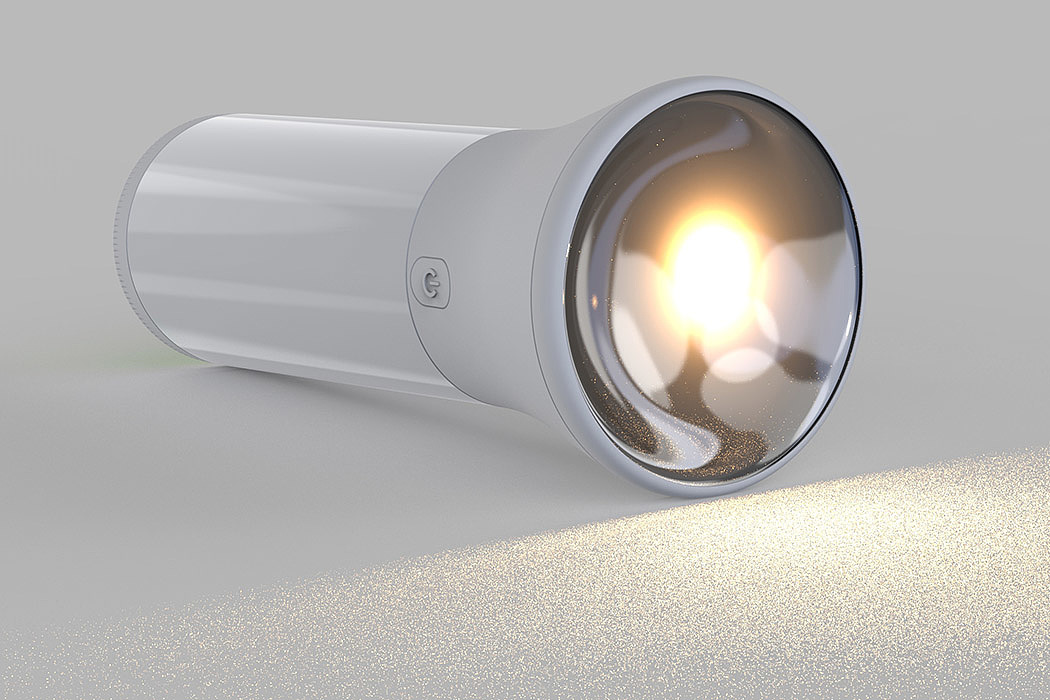 Flashlight，rotate，outdoors，portable，