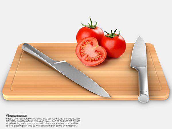 Kitchen knife, stainless steel, emergency treatment, medicine，