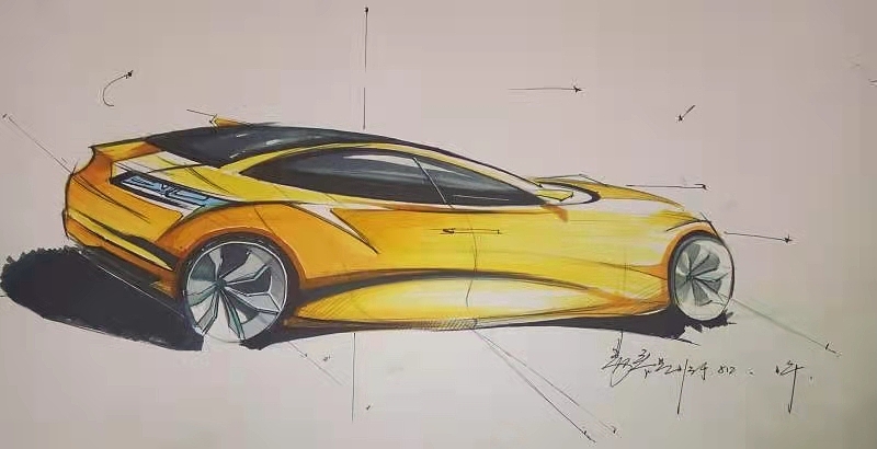 Hand drawn，
