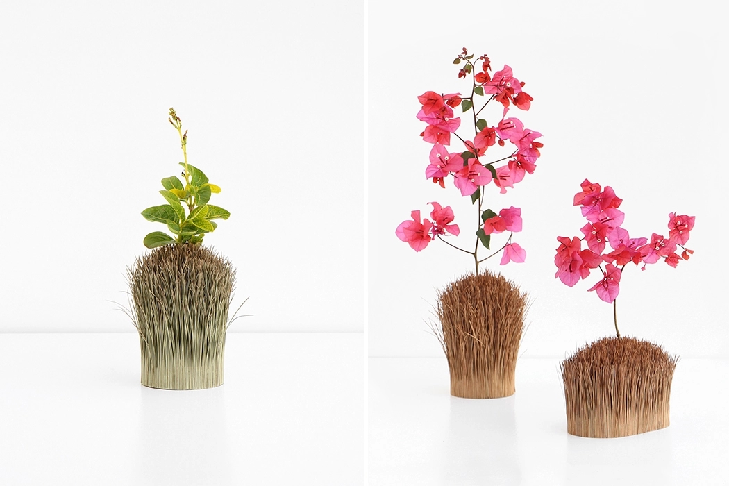 pine needle，Outside/Inside，pen container，Pine needle，natural，