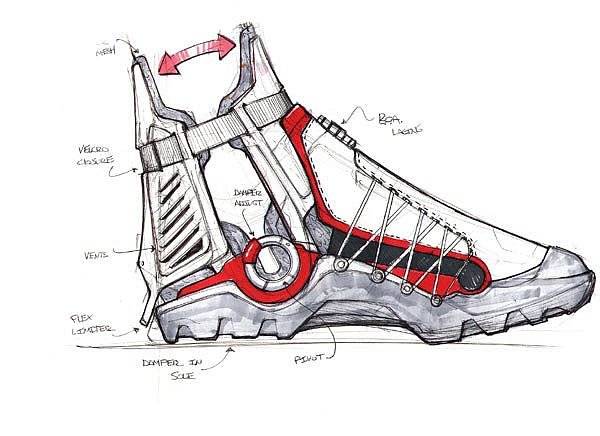 Sneakers · concept · hand drawing · collection，