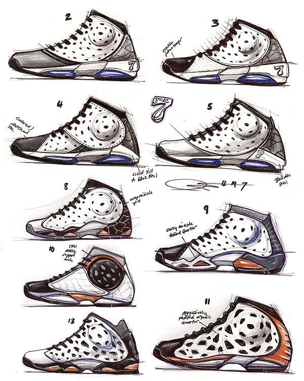 Sneakers · concept · hand drawing · collection，