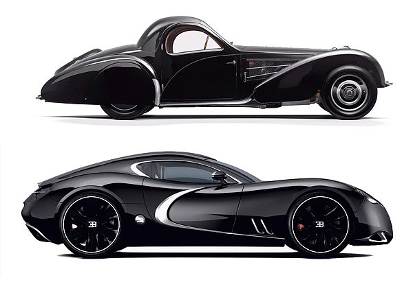 Super car，Retro concept，Bugatti Ganglo，Bugatti，