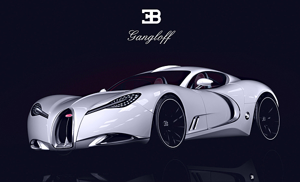 Super car，Retro concept，Bugatti Ganglo，Bugatti，