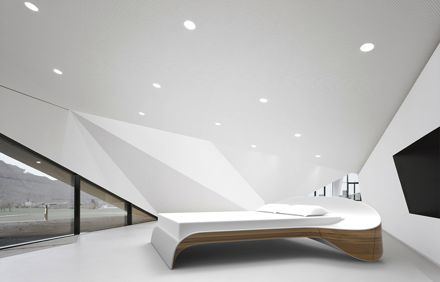 bedroom，furniture，Bed，product design，