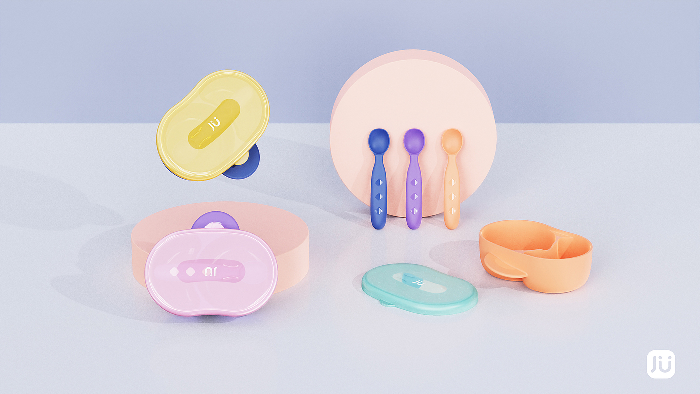 Supplementary food box，product design，Maternal and infant products，Children tableware，