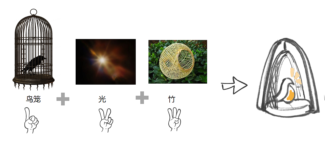 lamp，bamboo，