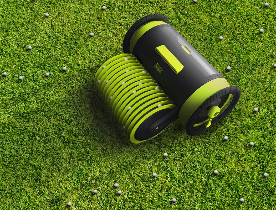 Golf Course，position sensor，Ball picking robot，fully automatic，