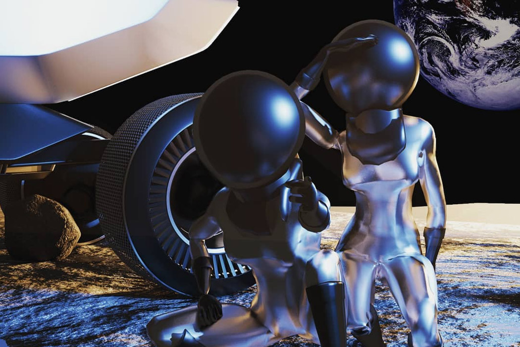 Tesla，Moon，racing，tyre，