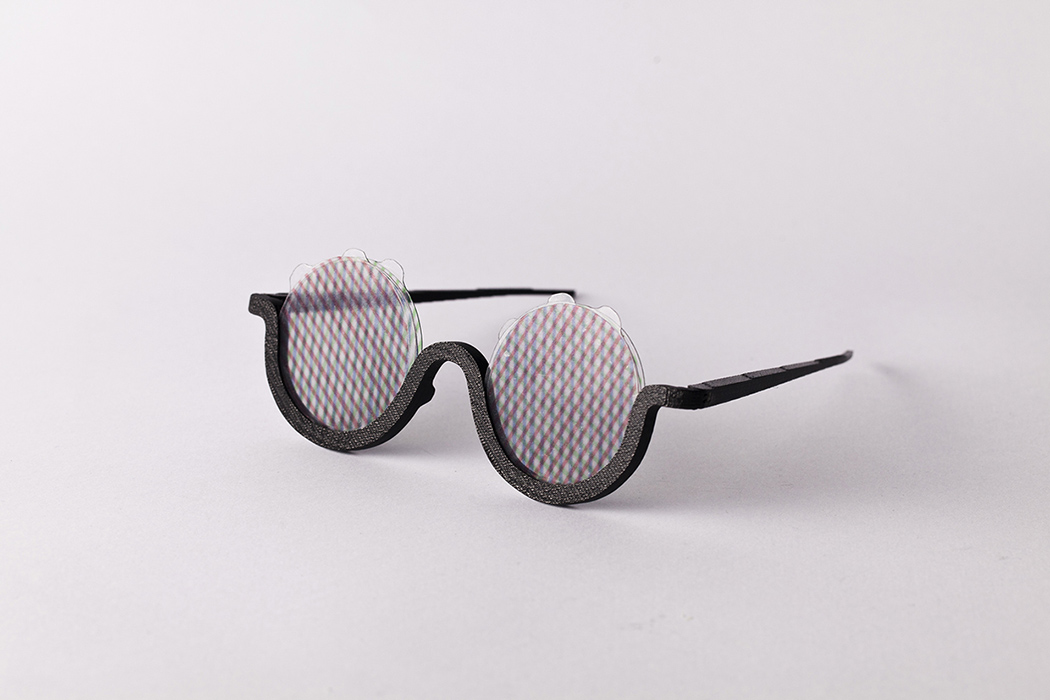 glasses，originality，3D printing，Mosaic，