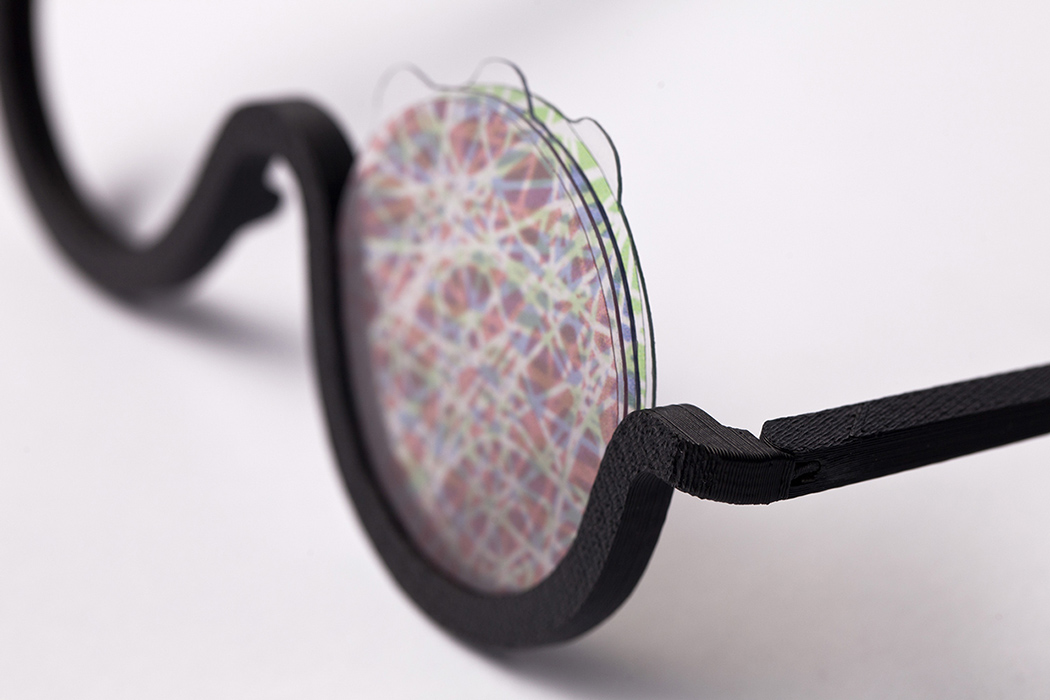glasses，originality，3D printing，Mosaic，