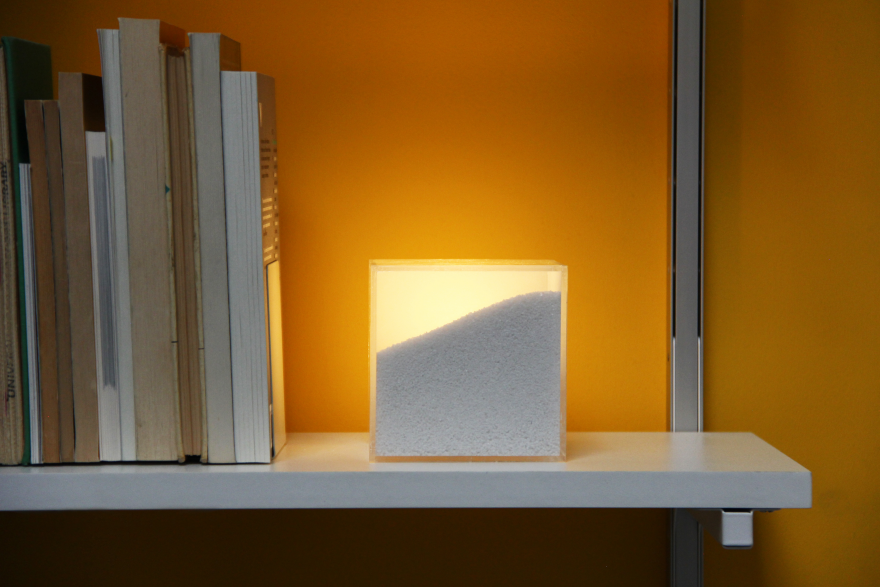 Marble，powder，originality，Abandon，Desk lamp，