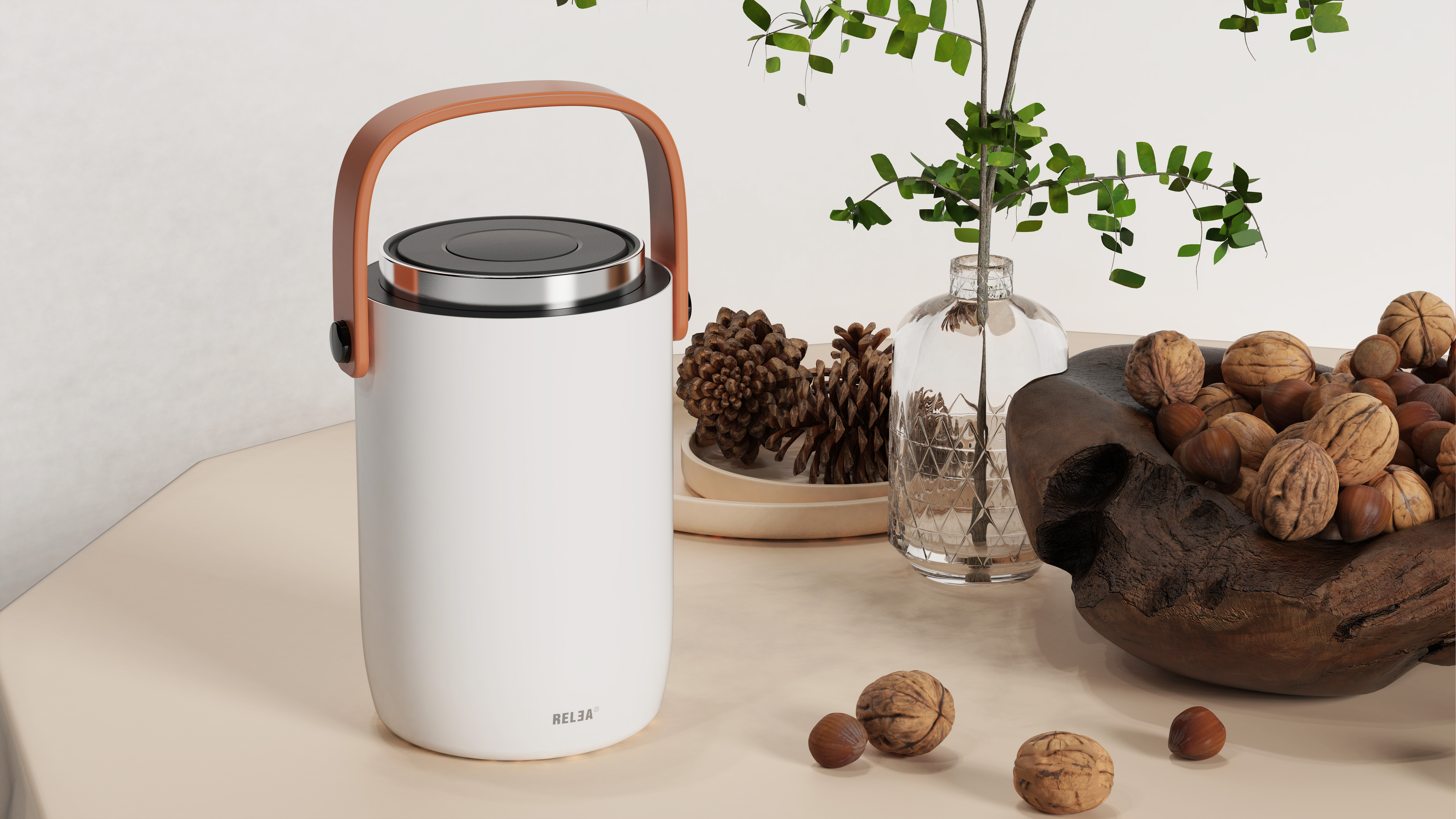 Thermal insulation lunch box，female sex，lunch，Portable lunch box，Heat insulation barrel，