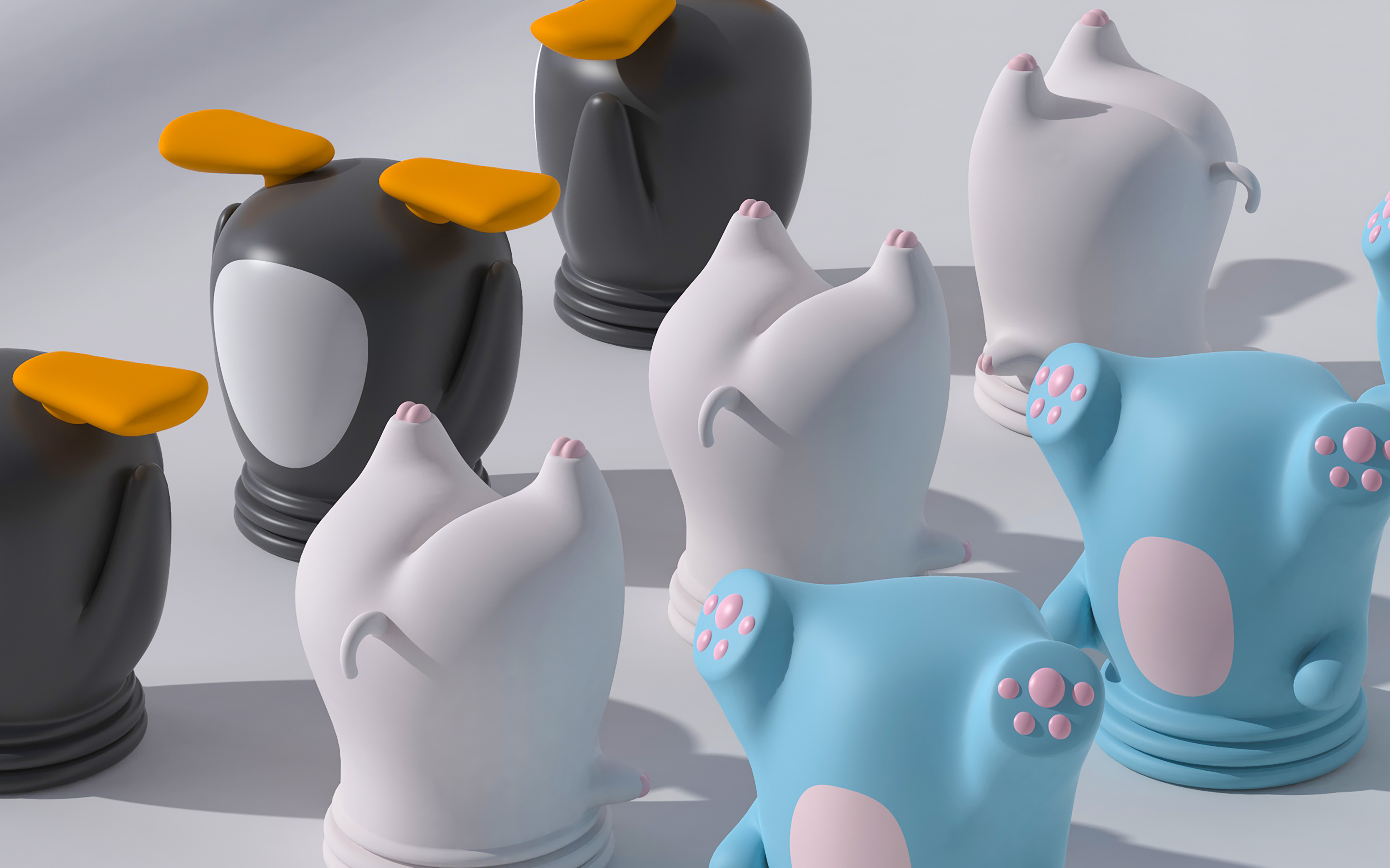 Inspired by cat and mouse，