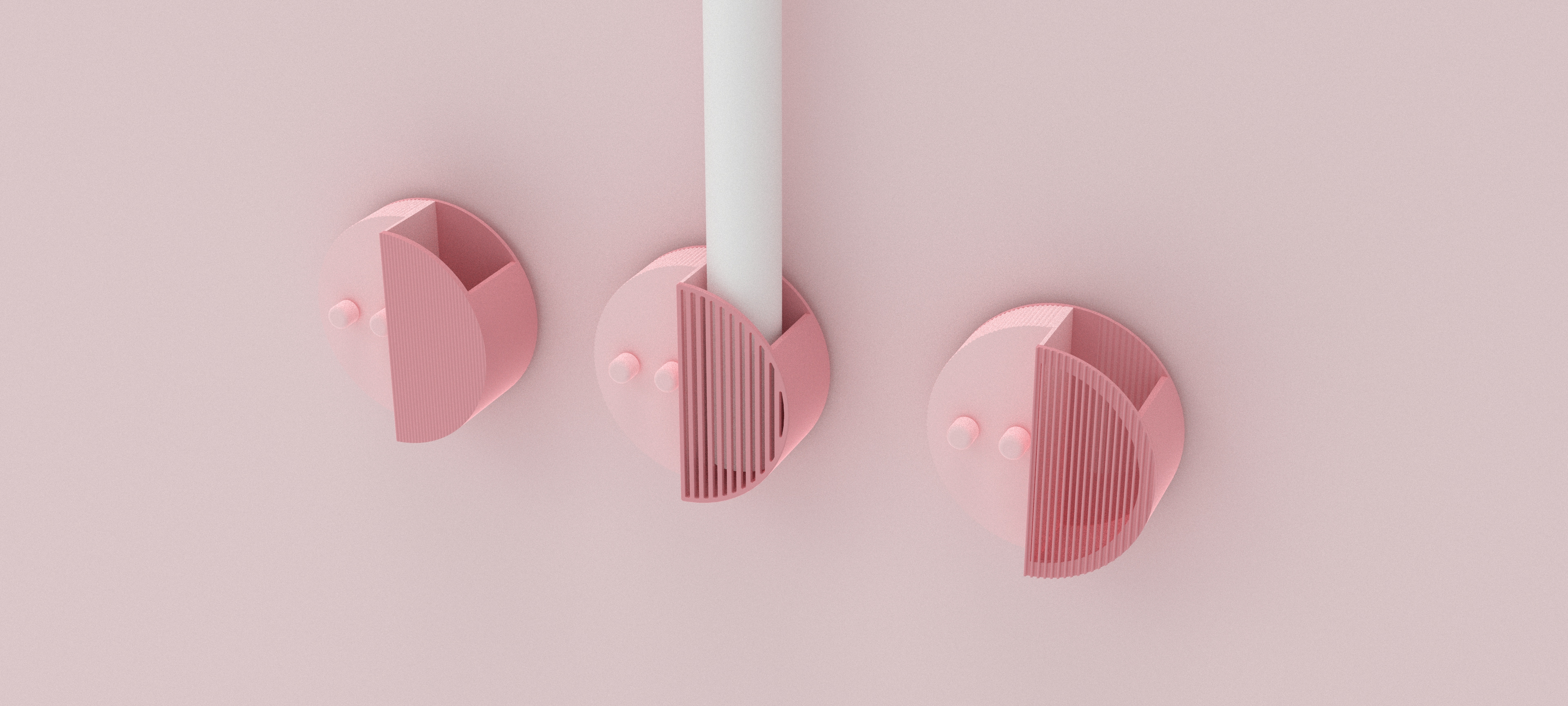 Place toothbrushes and other supplies，