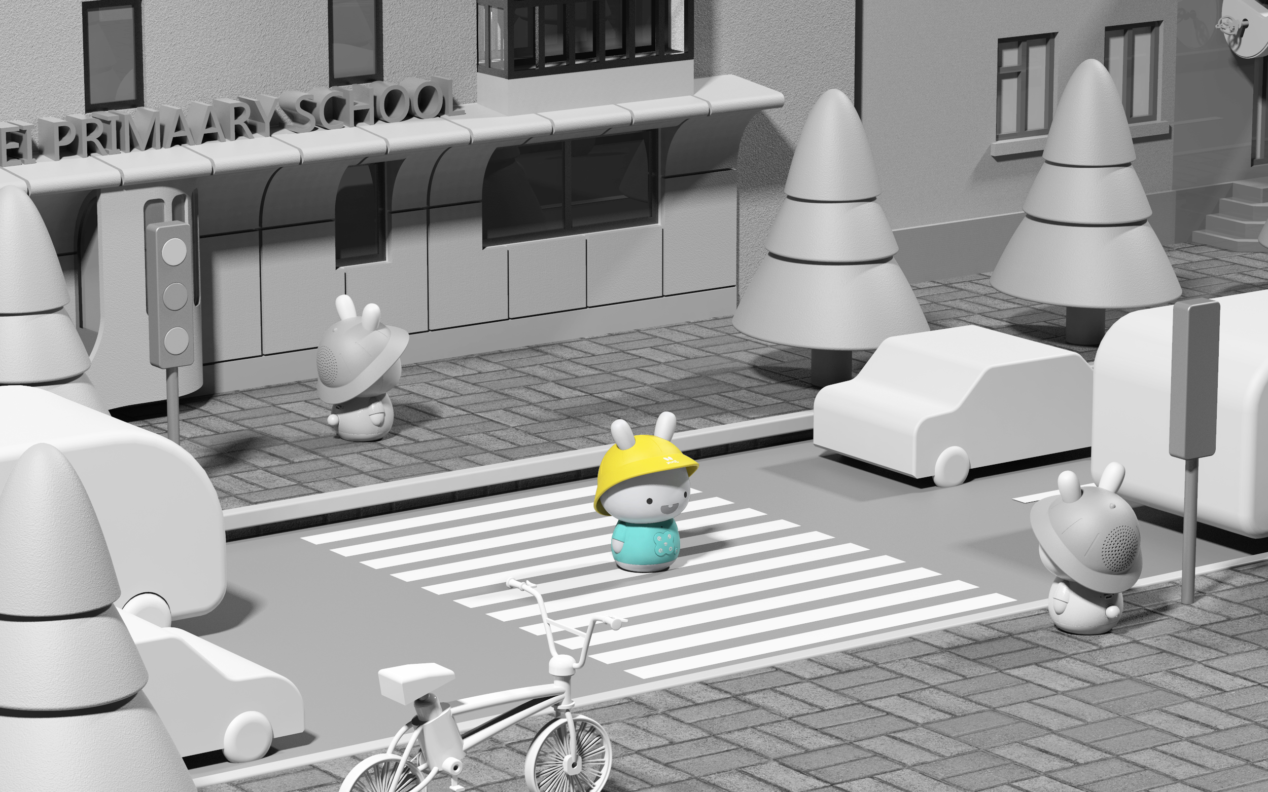 Small yellow cap，G9S+，Fire rabbit，children，cross the street，pupil，Mother and baby，Story machine，