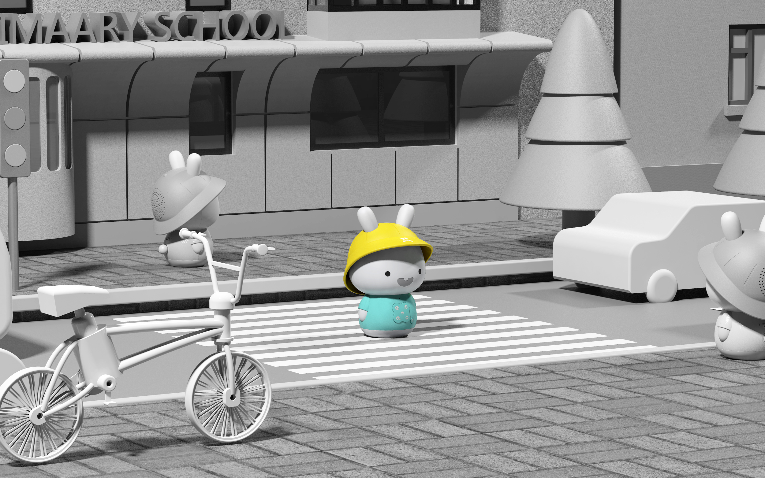 Small yellow cap，G9S+，Fire rabbit，children，cross the street，pupil，Mother and baby，Story machine，