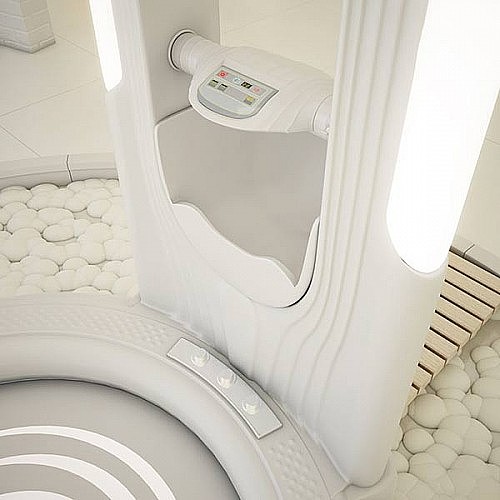 浴室，概念，创新，