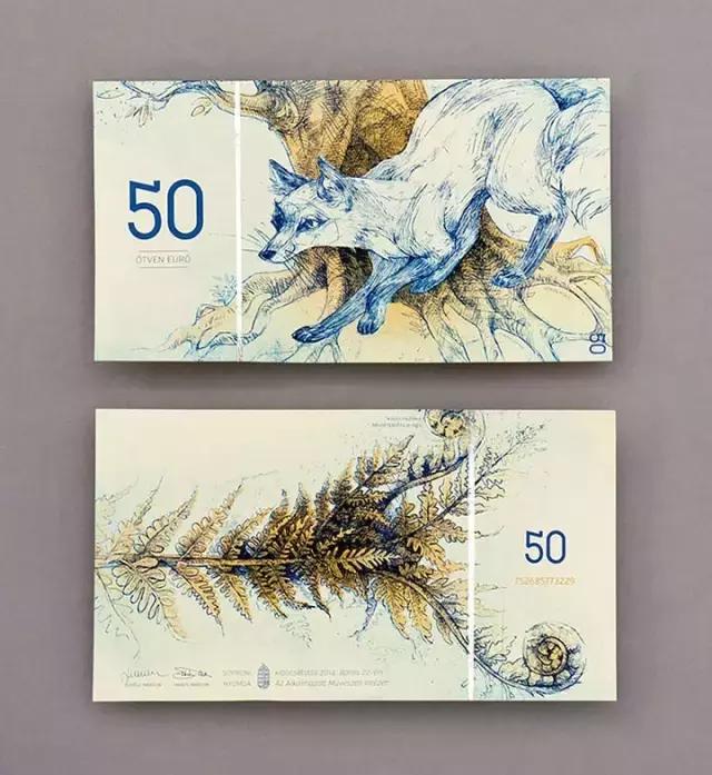 一个匈牙利学生妹纸设计的钞票有人看后表示根本不舍得花