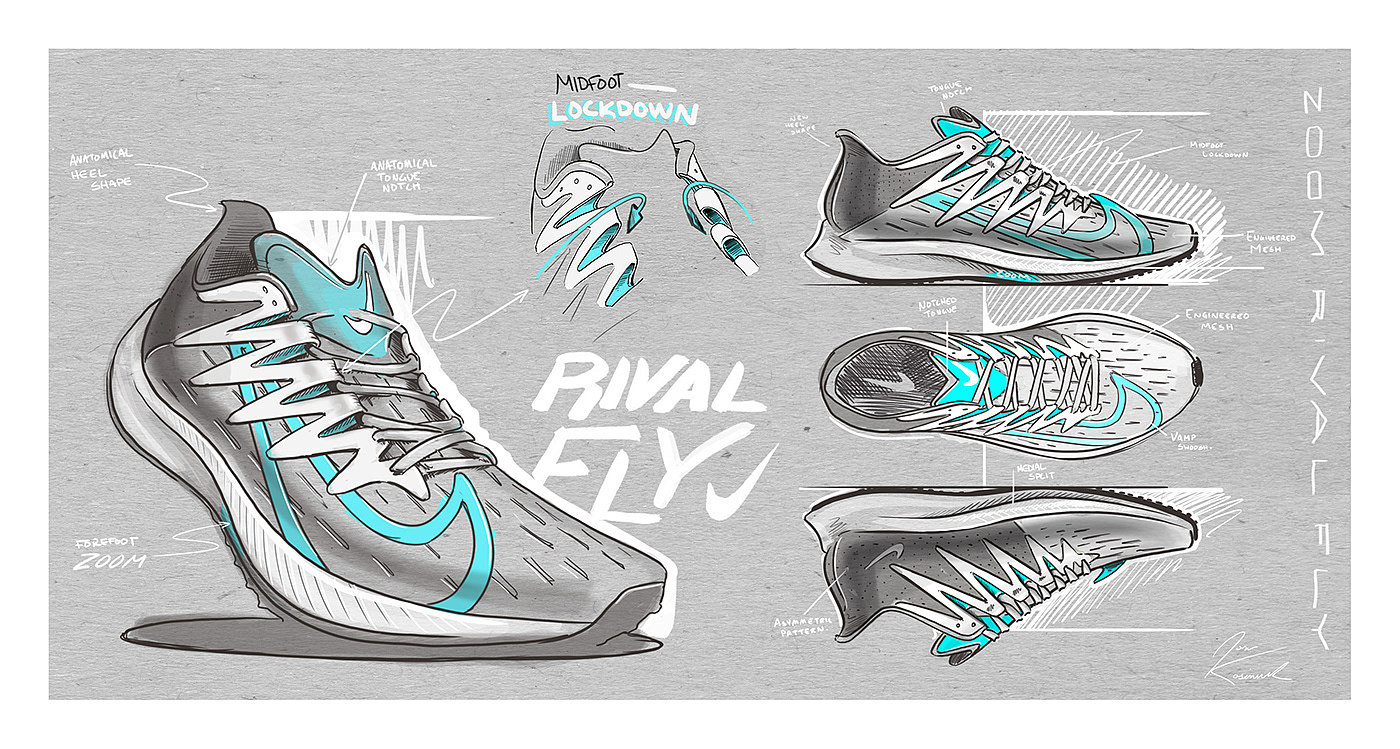 nike，Zoom Rival Fly，运动鞋，