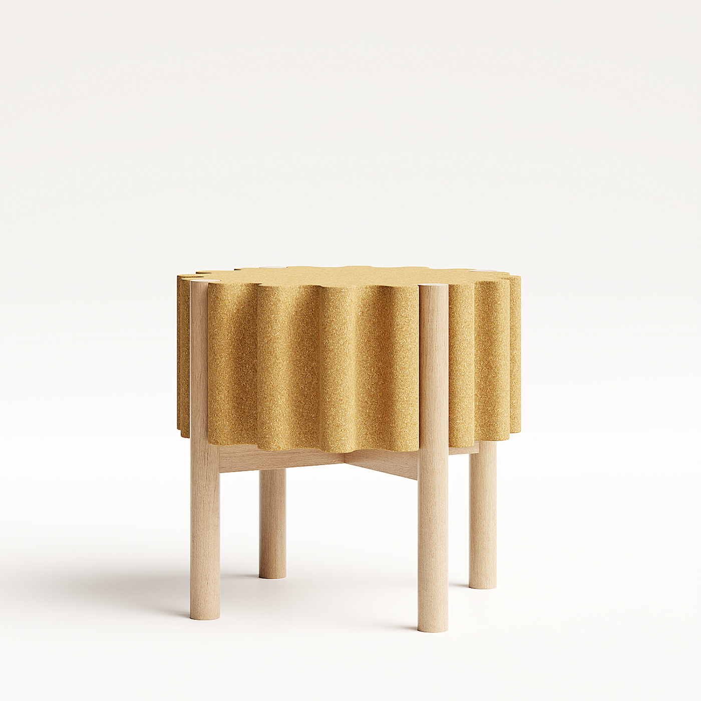 drum，stool，Cork material，