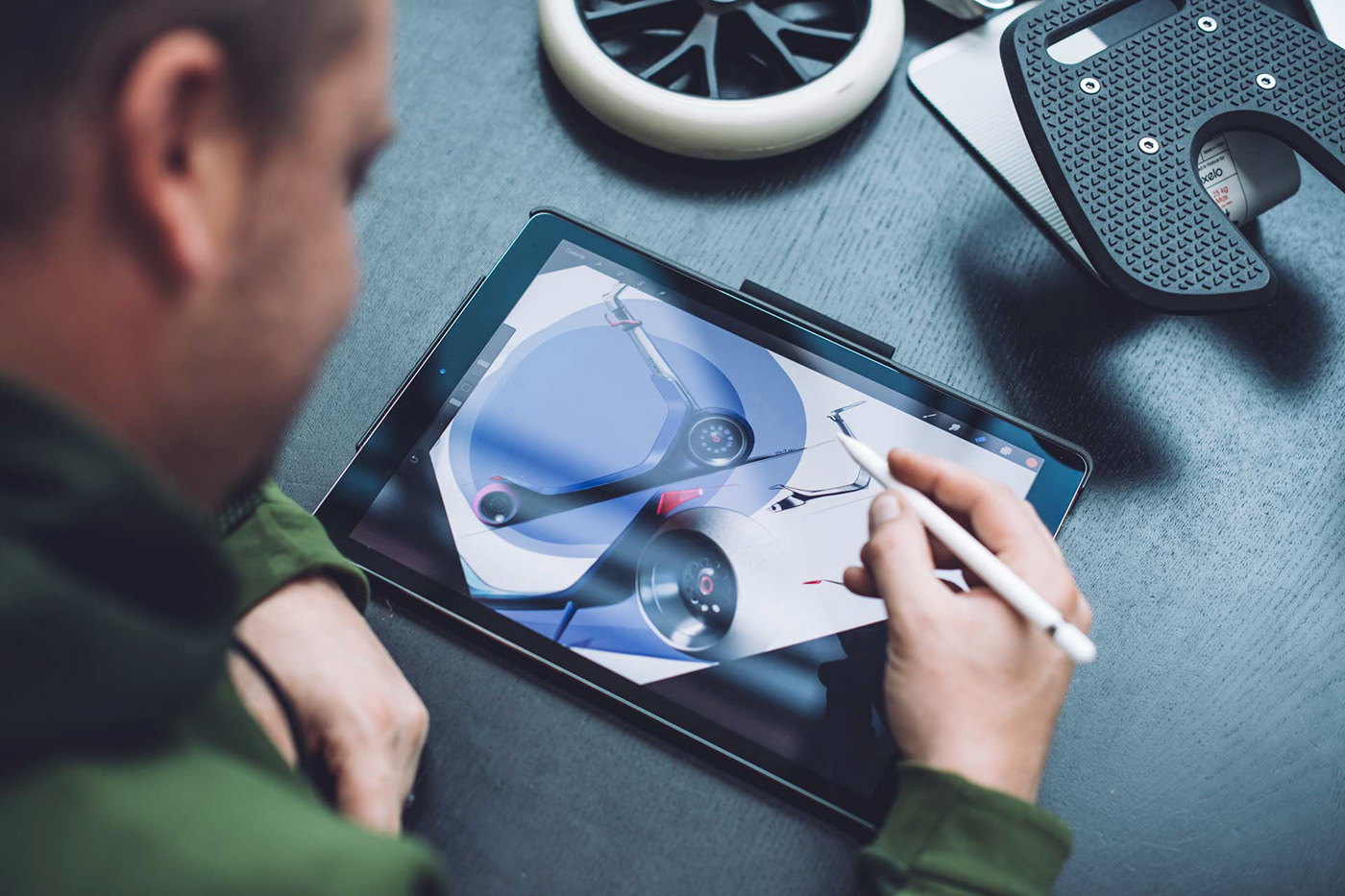 Decathlon ，Scooter，Designer daily work，