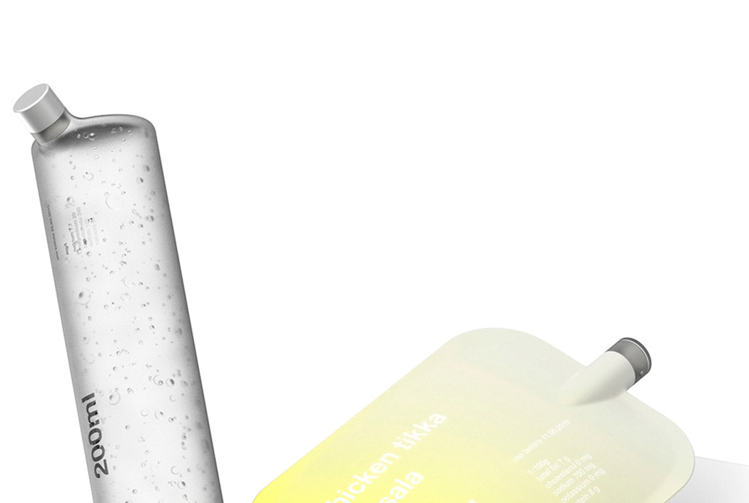 Space，Recyclable，Ultralight material，Water bottle，concept，