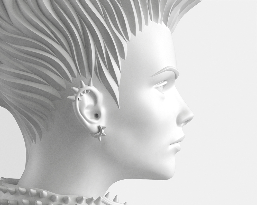 originality，Tool storage，pen container，Punky Girl，