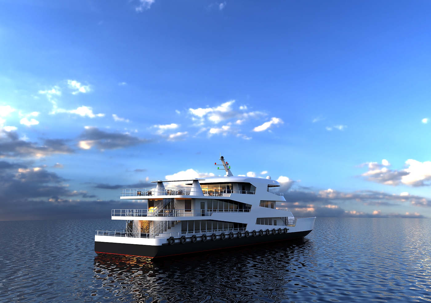 Tour boats，