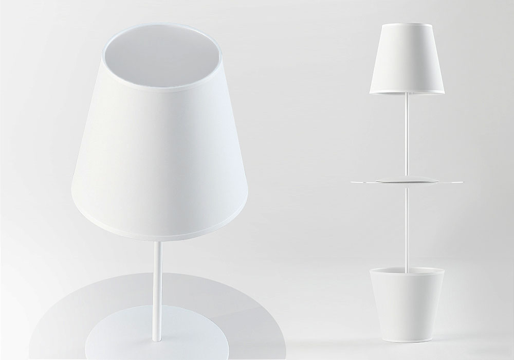 Floor lamp，lighting，gules，black，white，