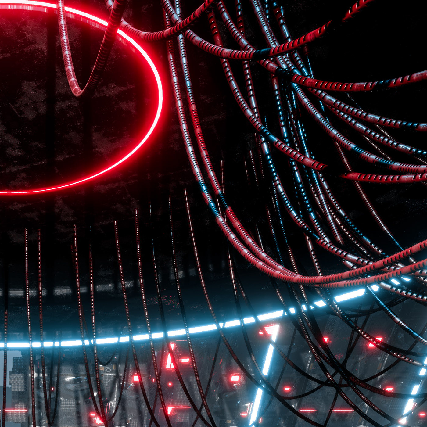 conceptual design，Scene rendering，cg，game，character，dark，