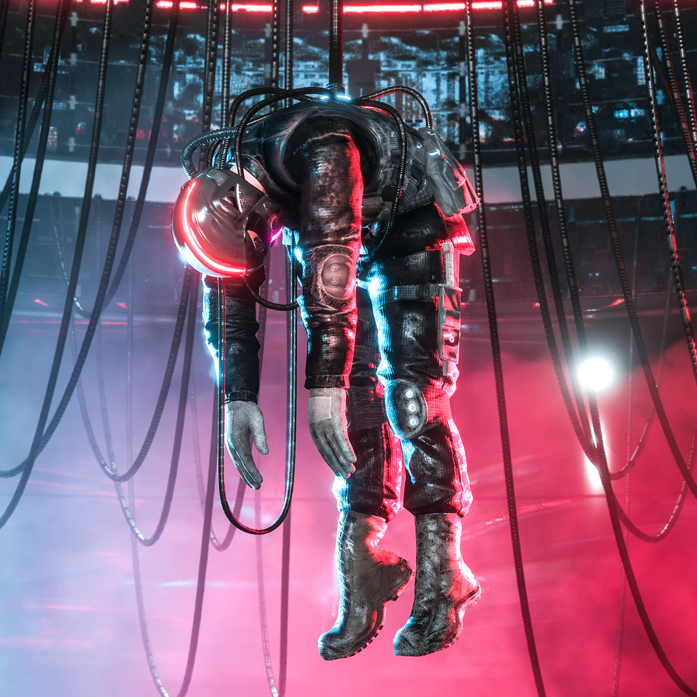 conceptual design，Scene rendering，cg，game，character，dark，