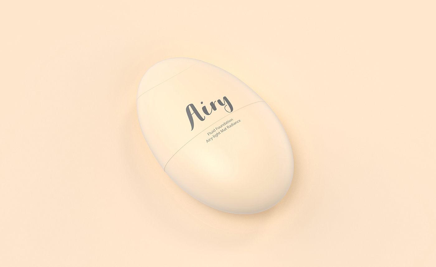 Foundation make-up，Cosmetic brush，product design，multi-function，