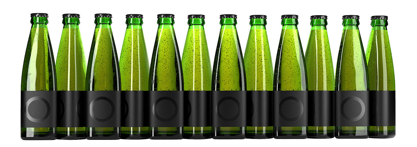 Beer bottle，Brewing enterprise，triangle，product design，