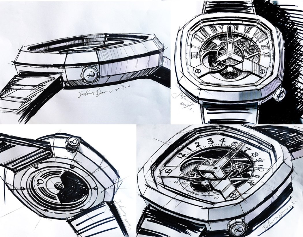 Wrist watch，Digital，product design，Limit，