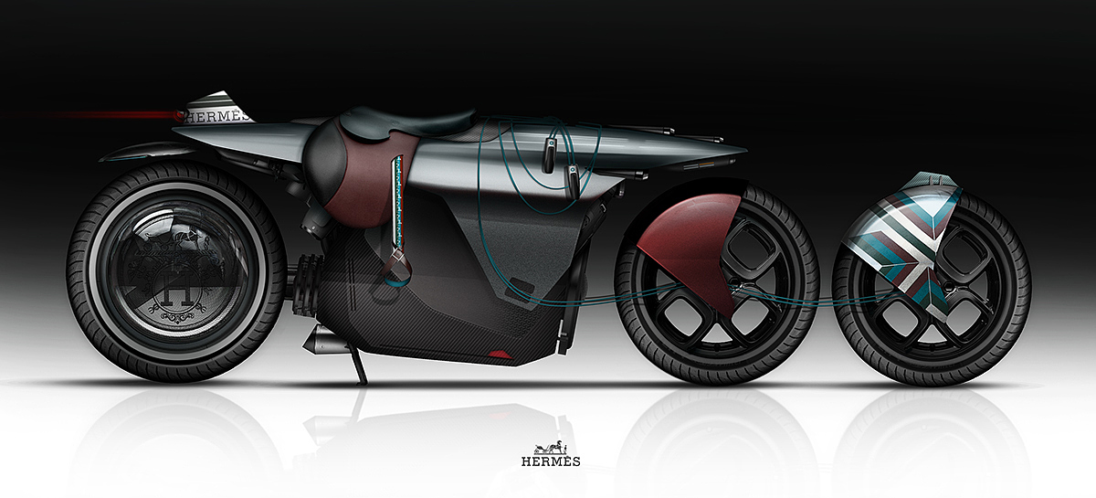 motorcycle，Hermes，concept，