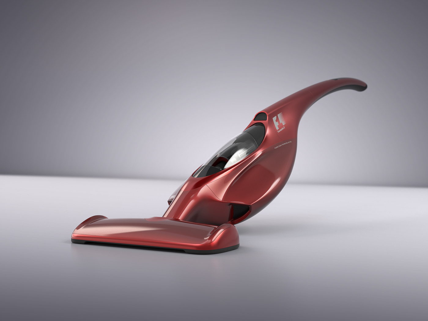 Vacuum cleaner，concept，F1 racing，